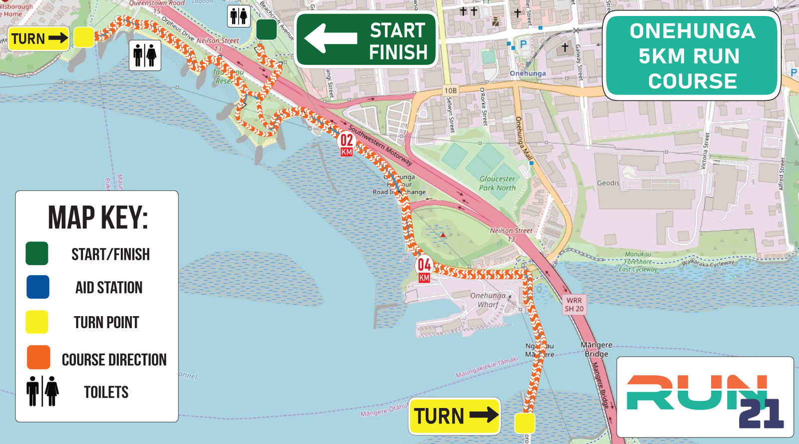 ONEHUNGA Run 21 Series